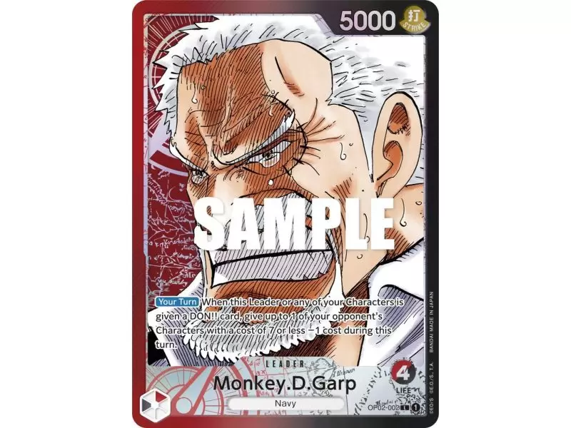 Monkey.D.Garp (Alternate Art) – OP2 Paramount War | Carta ONE PIECE en México
