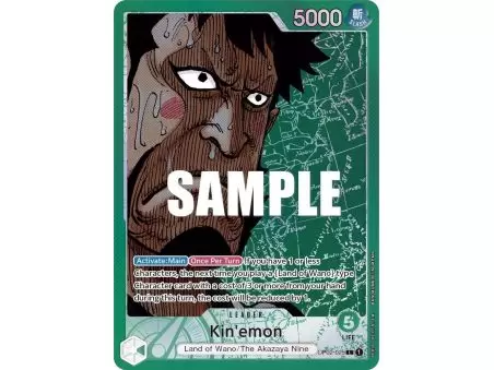 Kin'emon (Alternate Art) – OP2 Paramount War | Carta ONE PIECE en México