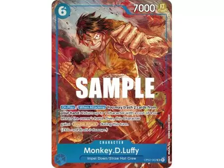 Monkey.D.Luffy (Alternate Art) – OP2 Paramount War | Carta ONE PIECE en México
