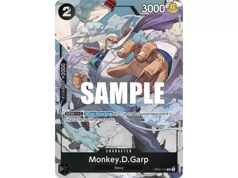 Monkey.D.Garp (Alternate Art) – OP2 Paramount War | Carta ONE PIECE en México