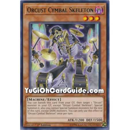 Orcust Cymbal Skeleton (Rare) – Soul Fusion | Carta YUGIOH en México