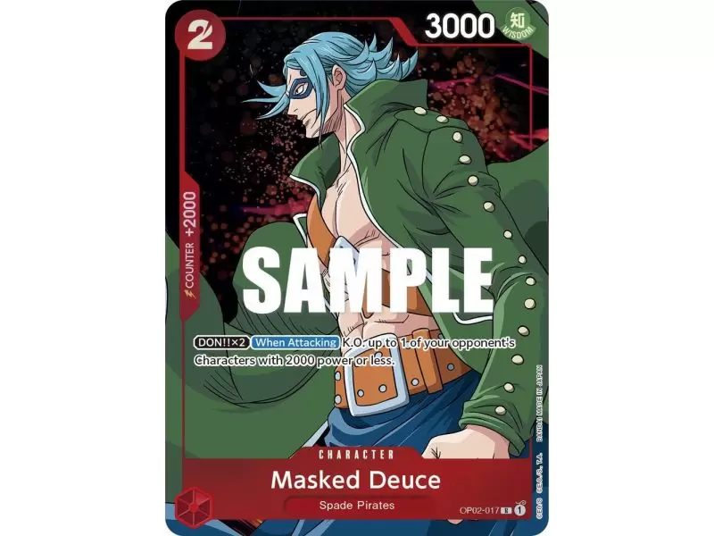 Masked Deuce (Alternate Art) – OP2 Paramount War | Carta ONE PIECE en México