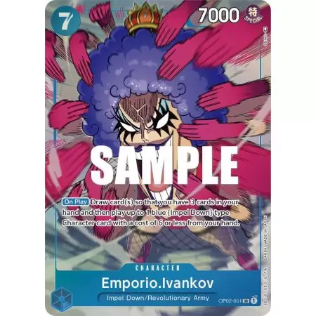 Emporio.Ivankov (Alternate Art) – OP2 Paramount War | Carta ONE PIECE en México