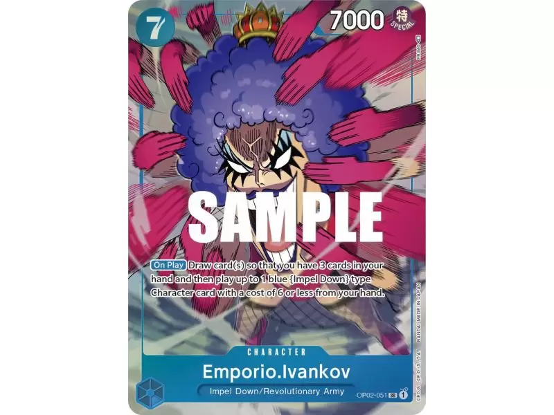 Emporio.Ivankov (Alternate Art) – OP2 Paramount War | Carta ONE PIECE en México