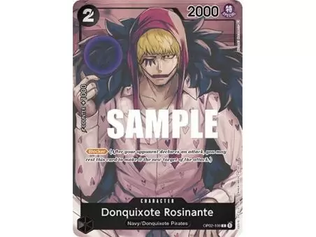 Donquixote Rosinante (Box Topper) – OP2 Paramount War | Carta ONE PIECE en México