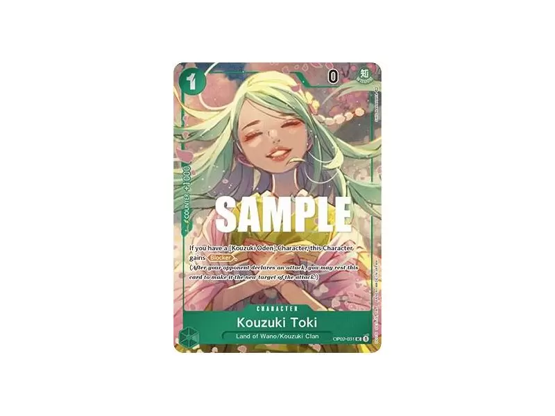 Kouzuki Toki (Box Topper) – OP2 Paramount War | Carta ONE PIECE en México