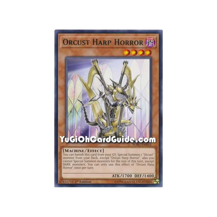 Orcust Harp Horror (Rare) – Soul Fusion | Carta YUGIOH en México