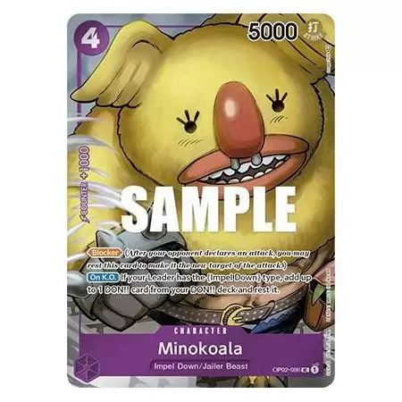 Minokoala (Box Topper) – OP2 Paramount War | Carta ONE PIECE en México