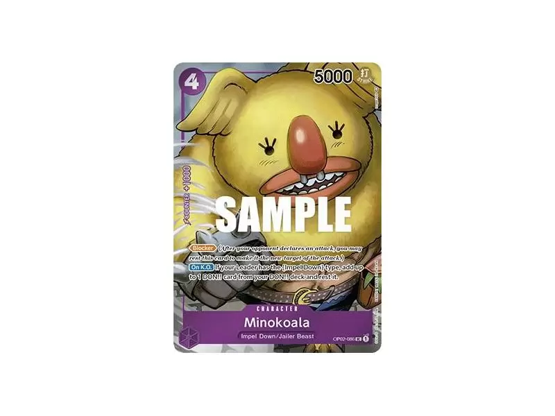 Minokoala (Box Topper) – OP2 Paramount War | Carta ONE PIECE en México