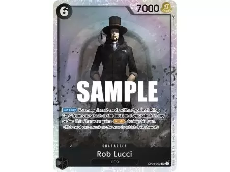 Rob Lucci (Super Rare) – OP3 Pillars of Strength | Carta ONE PIECE en México