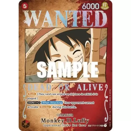 Monkey.D.Luffy (Wanted Poster) – OP3 Pillars of Strength | Carta ONE PIECE en México