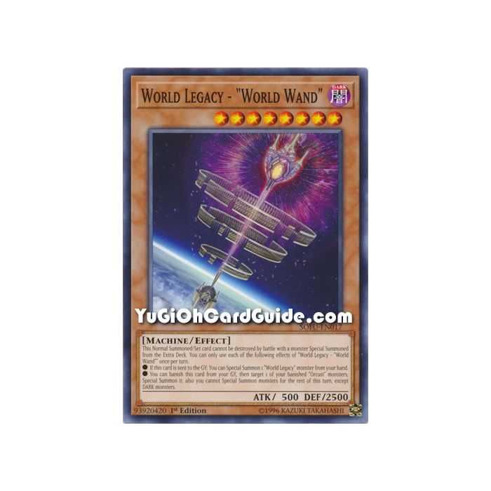 World Legacy - World Wand – Soul Fusion | Carta YUGIOH en México