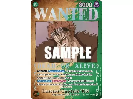 Eustass"Captain"Kid (Wanted Poster) – OP3 Pillars of Strength | Carta ONE PIECE en México