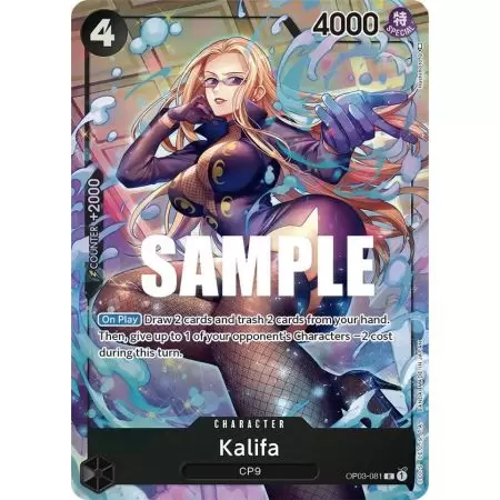 Kalifa (Alternate Art) – OP3 Pillars of Strength | Carta ONE PIECE en México