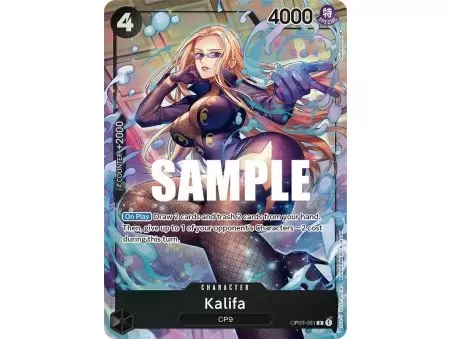 Kalifa (Alternate Art) – OP3 Pillars of Strength | Carta ONE PIECE en México