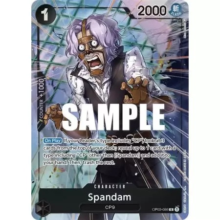Spandam (Alternate Art) – OP3 Pillars of Strength | Carta ONE PIECE en México