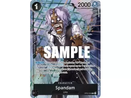 Spandam (Alternate Art) – OP3 Pillars of Strength | Carta ONE PIECE en México