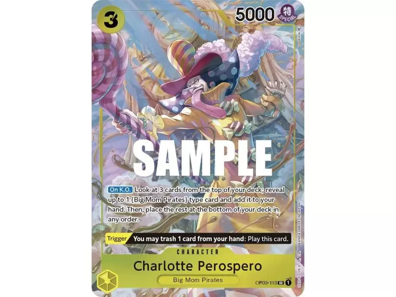 Charlotte Perospero (Alternate Art) – OP3 Pillars of Strength | Carta ONE PIECE en México