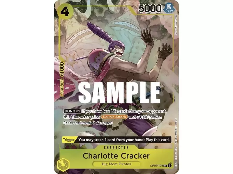 Charlotte Cracker (Alternate Art) – OP3 Pillars of Strength | Carta ONE PIECE en México