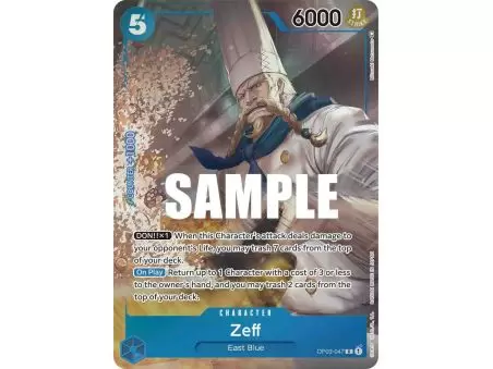 Zeff (Alternate Art) – OP3 Pillars of Strength | Carta ONE PIECE en México