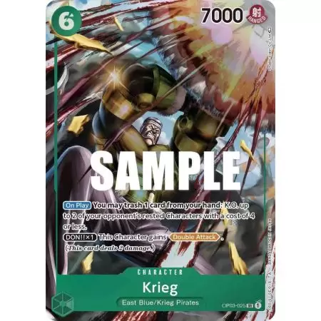 Krieg (Alternate Art) – OP3 Pillars of Strength | Carta ONE PIECE en México