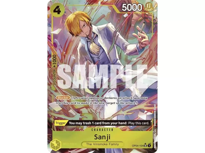 Sanji (Alternate Art) (PRB-01) – OP4 Kingdom of Intrigue | Carta ONE PIECE en México