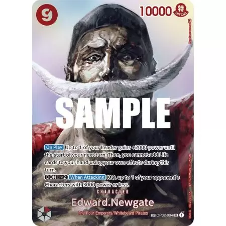 Edward.Newgate (SP) – OP4 Kingdom of Intrigue | Carta ONE PIECE en México