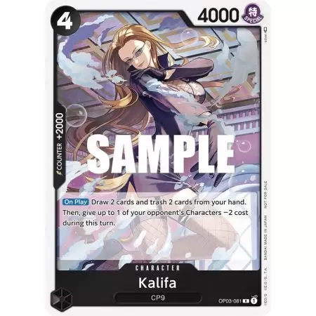 Kalifa (Dash Pack) – OP4 Kingdom of Intrigue | Carta ONE PIECE en México