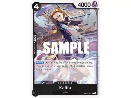 Kalifa (Dash Pack) – OP4 Kingdom of Intrigue | Carta ONE PIECE en México
