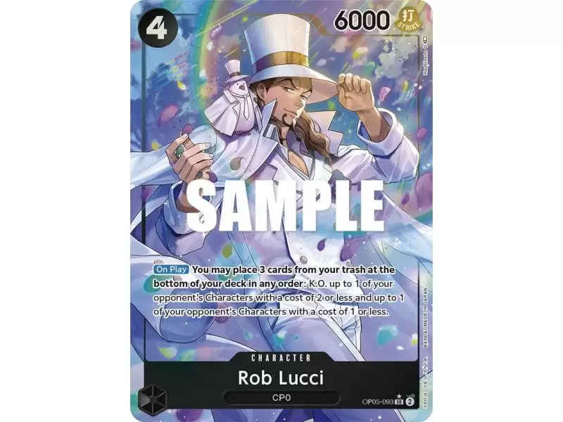 Rob Lucci (Alternate Art) – OP5 Awakening of the New Era | Carta ONE PIECE en México