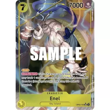 Enel (Alternate Art) – OP5 Awakening of the New Era | Carta ONE PIECE en México