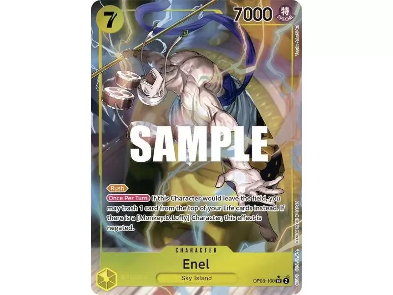 Enel (Alternate Art) – OP5 Awakening of the New Era | Carta ONE PIECE en México