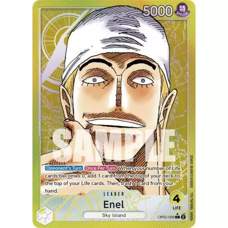 Enel (Alternate Art) – OP5 Awakening of the New Era | Carta ONE PIECE en México