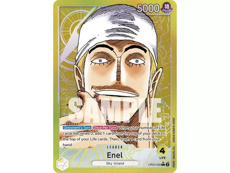 Enel (Alternate Art) – OP5 Awakening of the New Era | Carta ONE PIECE en México