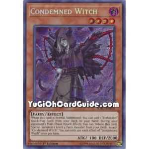 Condemned Witch (Secret Rare) – Soul Fusion | Carta YUGIOH en México