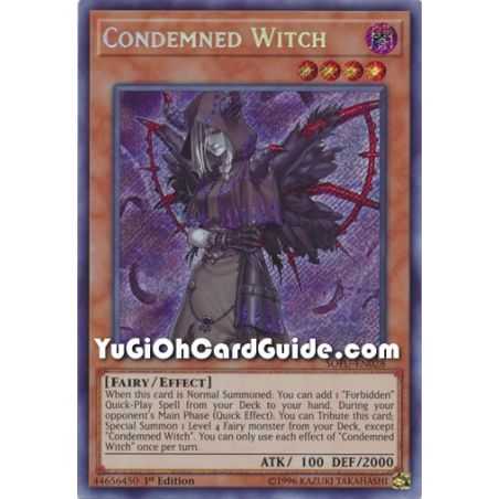 Condemned Witch (Secret Rare) – Soul Fusion | Carta YUGIOH en México