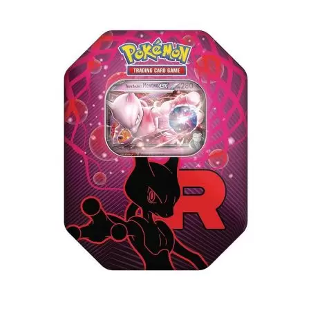 Team Rocket's Tin [Mewtwo ex] (Español)