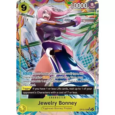 Jewelry Bonney (Alternate Art) – OP13 Carrying on His Will | Carta ONE PIECE en México