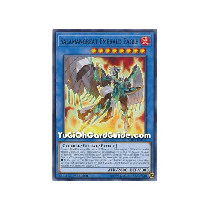 Salamangreat Emerald Eagle (Common) – Soul Fusion | Carta YUGIOH en México