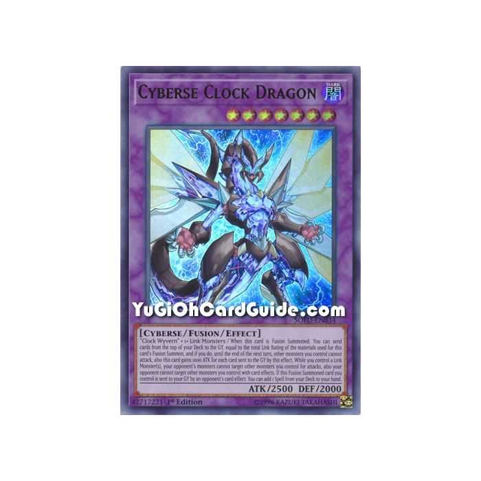 Cyberse Clock Dragon (Ultra Rare) – Soul Fusion | Carta YUGIOH en México
