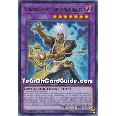 Gravekeeper's Supernaturalist (Rare) – Soul Fusion | Carta YUGIOH en México