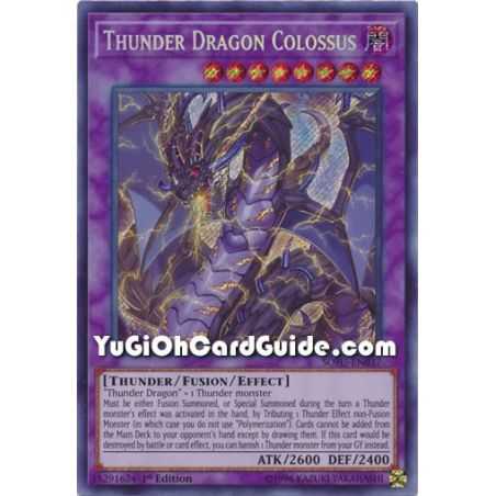 Thunder Dragon Colossus (Secret Rare) – Soul Fusion | Carta YUGIOH en México