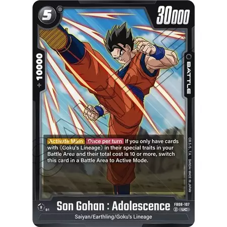 Son Gohan : Adolescence (Uncommon)