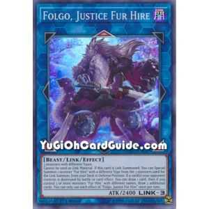 Folgo, Justice Fur Hire (Super Rare) – Soul Fusion | Carta YUGIOH en México