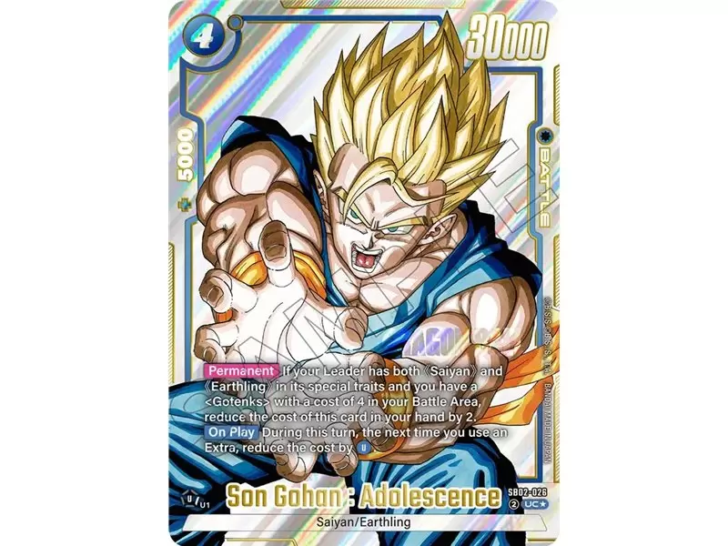Son Gohan : Adolescence (Alternate Art)
