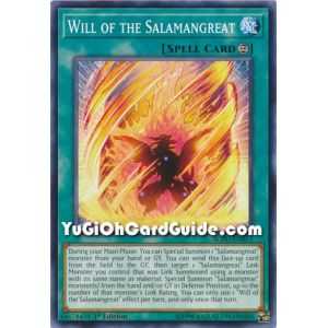 Will of the Salamangreat (Common) – Soul Fusion | Carta YUGIOH en México