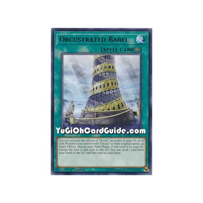 Orcustrated Babel (Rare) – Soul Fusion | Carta YUGIOH en México