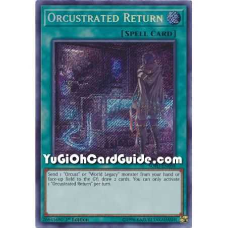 Orcustrated Return (Secret Rare) – Soul Fusion | Carta YUGIOH en México