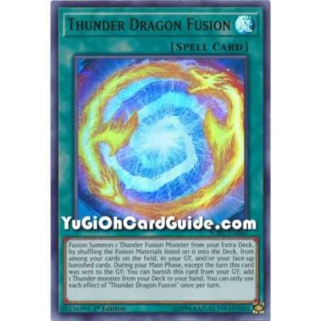 Thunder Dragon Fusion (Ultra Rare) – Soul Fusion | Carta YUGIOH en México