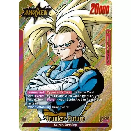 Trunks : Future (Gold) – SB02 Manga Booster | Carta DRAGON BALL en México